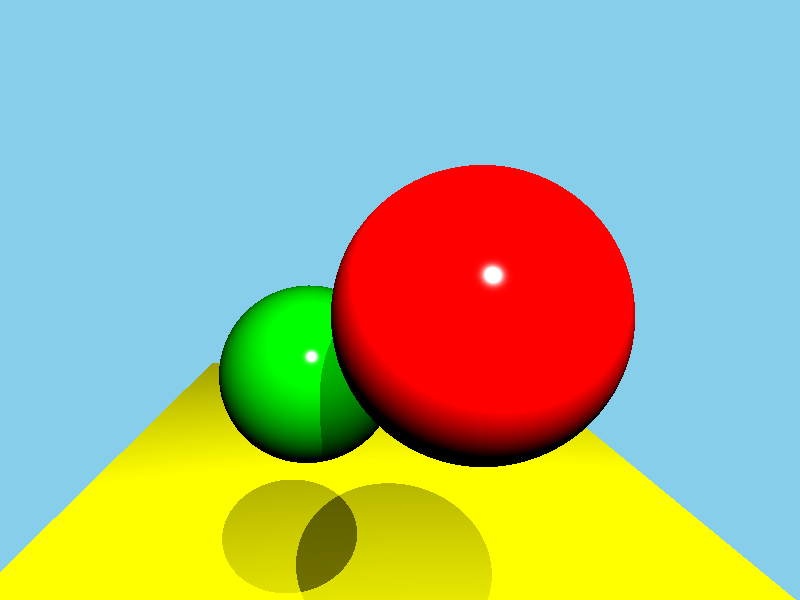 Our phong raytracing.